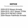 Tor Front Upper Suspension Ball Joint For Nissan Titan Armada INFINITI QX56 Pathfinder TITAN TOR-K80994